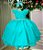 Vestido Infantil Verde Menina Luxo - Imagem 1