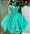 Vestido de Festa Infantil Verde Menta para Aniversário e Formatura - Imagem 5