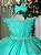 Vestido Infantil Verde Menta Menina Luxo - Imagem 2