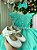 Vestido de Festa Infantil Verde Menta para Aniversário e Formatura - Imagem 6