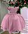 Vestido Infantil Rose Menina Luxo - Imagem 1