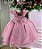 Vestido Infantil Rose Menina Luxo - Imagem 5