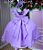 Vestido Infantil Lilas Menina Luxo - Imagem 4