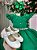 Vestido Infantil Verde Bandeira Menina Luxo - Imagem 3