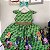 Vestido Infantil Minecraft Festa Luxo - Imagem 3