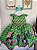 Vestido Infantil Minecraft Festa Luxo - Imagem 1