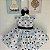 Vestido Infantil Alice no País das Maravilhas Luxo Faixa Preta - Imagem 3