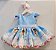 Vestido Infantil Nossa senhora das Graças Festa Luxo - Imagem 1