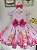 Vestido Luxo Princesa Aurora Faixa Pink - Imagem 1