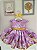 Vestido Luxo Rapunzel Lilas Festa - Imagem 3