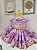 Vestido Luxo Rapunzel Lilas Festa - Imagem 7