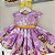 Vestido Luxo Rapunzel Lilas Festa - Imagem 1