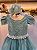 Vestido Infantil Longo Verde Menta Tule Renda Casamento Festas - Imagem 6