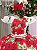 Vestido Infantil Vermelho Juvenil Florido Festa Luxo - Imagem 3