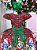 Vestido Infantil Xadrez Vermelho Natal Juvenil Festa Luxo - Imagem 2
