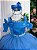 Vestido Infantil Longo Azul Serenity Formatura Tule Glitter Festa - Imagem 4