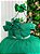 Vestido Infantil Longo Verde Bandeira Formatura Tule Glitter Festa - Imagem 4