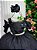 Vestido Infantil Longo Preto Formatura Tule Glitter Festa - Imagem 3