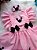 Romper Vestido Minnie Rosa com Laço - Imagem 2