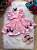 Romper Vestido Minnie Rosa com Laço - Imagem 3