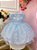 Vestido Infantil Frozen Princesas Capa e Cinto de Pérolas - Imagem 9