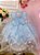 Vestido Infantil Frozen Princesas Capa e Cinto de Pérolas - Imagem 3