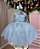 Vestido da Frozen Infantil Elza Capa e Cinto de Pérolas - Imagem 3
