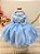 Vestido Infantil Princesas Frozen Elsa Capa Luxo Festas - Imagem 1