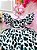 Conjunto Infantil Jardineira Fazendinha Vaquinha Cropped - Imagem 2