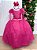 Vestido de Festa Infantil Longo Pink Daminha Menina - Imagem 4