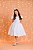Vestido Infantil Branco Busto Com Renda Daminhas Festas - Imagem 2