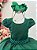 Vestido Infantil Verde Militar Busto Com Renda Festas - Imagem 10