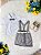 Conjunto Social Short Susp. Gravata Cinza e Camisa Branca - Imagem 4