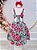 Vestido Infantil Casual Primavera Verão Verde Florido Colorido - Imagem 4