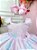 Vestido Infantil Bosque Safari Rosa Strass - Imagem 2