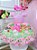 Vestido Infantil Fazendinha Rosa Festa Luxo - Imagem 1