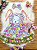 Vestido Infantil de Alça Colorido Bobbie goods com  Laço de Cabelo - Imagem 1