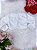 Bolero Infantil Pelúcia Branco Plush Luxo Botão Laço Stass - Imagem 4
