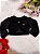 Bolero Infantil de Pelúcia Preto Plush Botão Laço Stass - Imagem 4