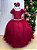 Vestido de Festa Infantil Marsala Daminha Menina - Imagem 1
