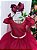 Vestido de Festa Infantil Marsala Daminha Menina - Imagem 3