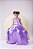 Fantasia Longa Princesa Rapunzel Festa Infantil - Imagem 1