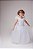 Vestido Dama de Honra Branco Longo Festa Casamento Luxo - Imagem 1