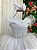 Vestido Dama de Honra Branco Longo Festa Casamento Luxo - Imagem 7