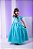 Vestido Infantil Longo Festa Luxo Verde Tiffany Amanda - Imagem 8
