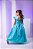 Vestido Infantil Longo Festa Luxo Verde Tiffany Amanda - Imagem 6