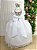 Vestido Dama de Honra Daminha Branco Longo Selena - Imagem 3