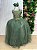 Vestido Infantil Longo Verde Militar Daminhas Casamentos Luxo - Imagem 1