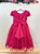 Vestido Juvenil Midi Formatura Pink Apliques Flores e Borboletas Festas - Imagem 5