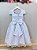 Vestido Branco Infantil Social com Renda Festa Luxo - Imagem 5